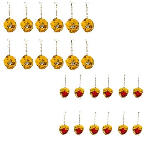 SET of 24 mang tikkas of 2 diffferent styles fit for your haldi mehndi function