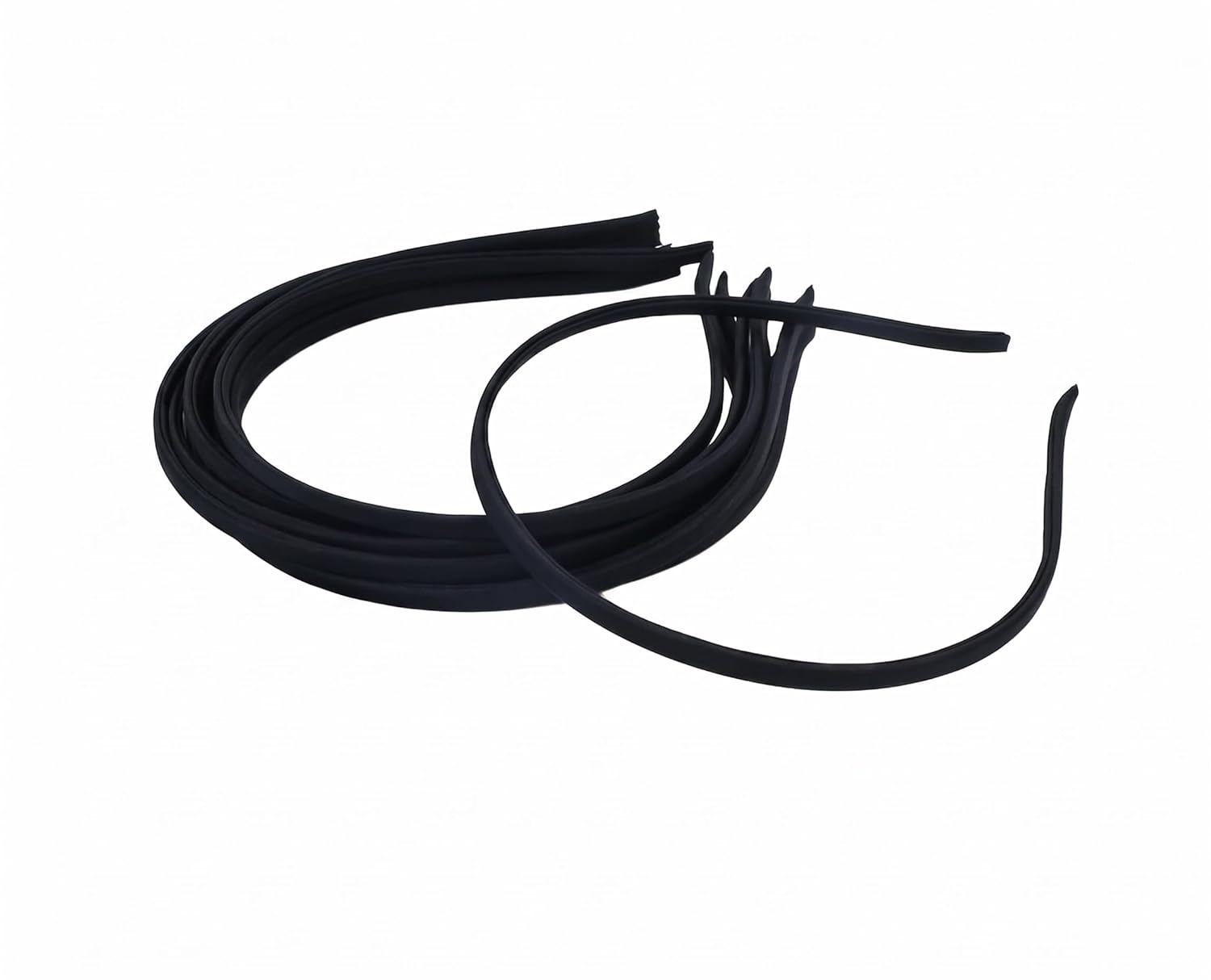 Pack 24 Plain Black Satin Cloth Fabric Covered Thin Slim Metal Headband Wire Hairband Elastic Skinny Velvet Hair Use For Women Men Crafting DIY Accessories