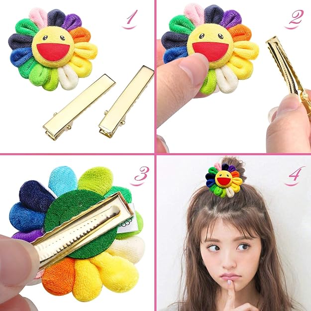 Plain Alligator Barrettes Metal Hair Pins Clips | Hair Styling Accessories for Girls and Women's ( 4.5 cm )