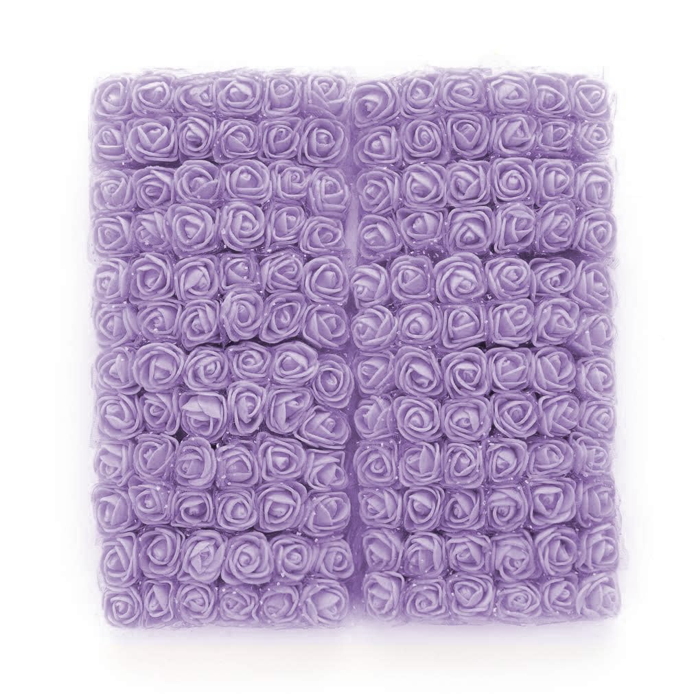144 pcs Beautiful Mini/Small/Tiny Artificial Flowers for Art/Craft & Decoration