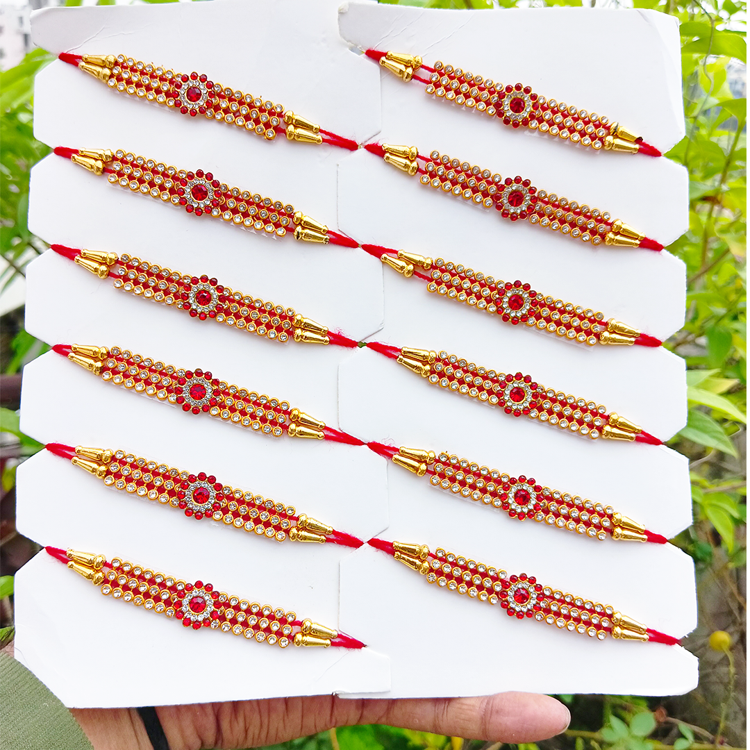 Raksha Bandhan Special Rakhi Combo Pack of 12 | Stylish Designer Rakhis for Bhai