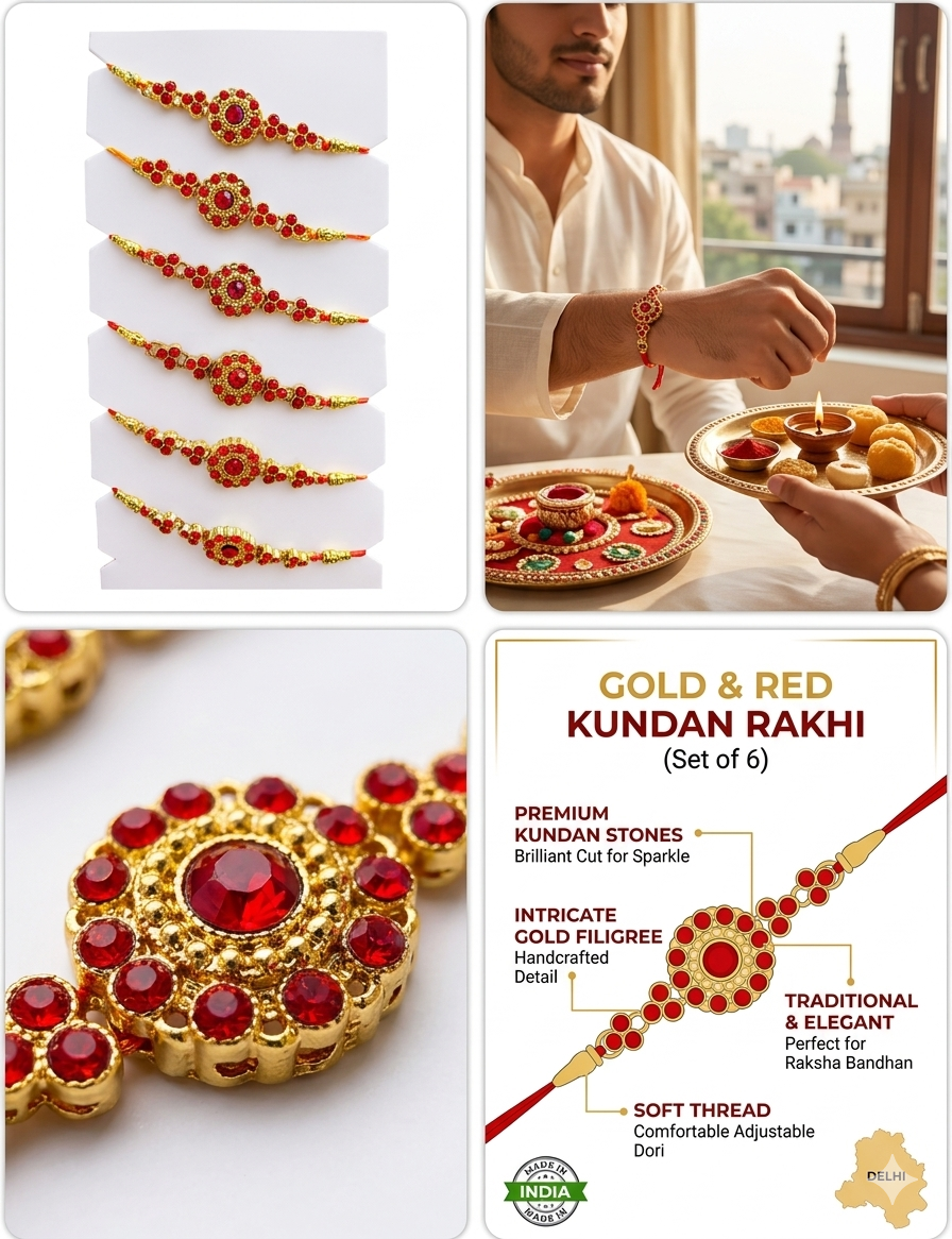 Traditional Rakhi Pack of 6 for Raksha Bandhan Raksha sutra || Rakhi set || Rakhi for kids || Rakhi for brother combo || Rakhi Combo || Rakshabandhan || Rakshabandhan gift for brother || Combo of 6 Rakhi || Beautiful Traditional Rakhi || Fancy Rakhi