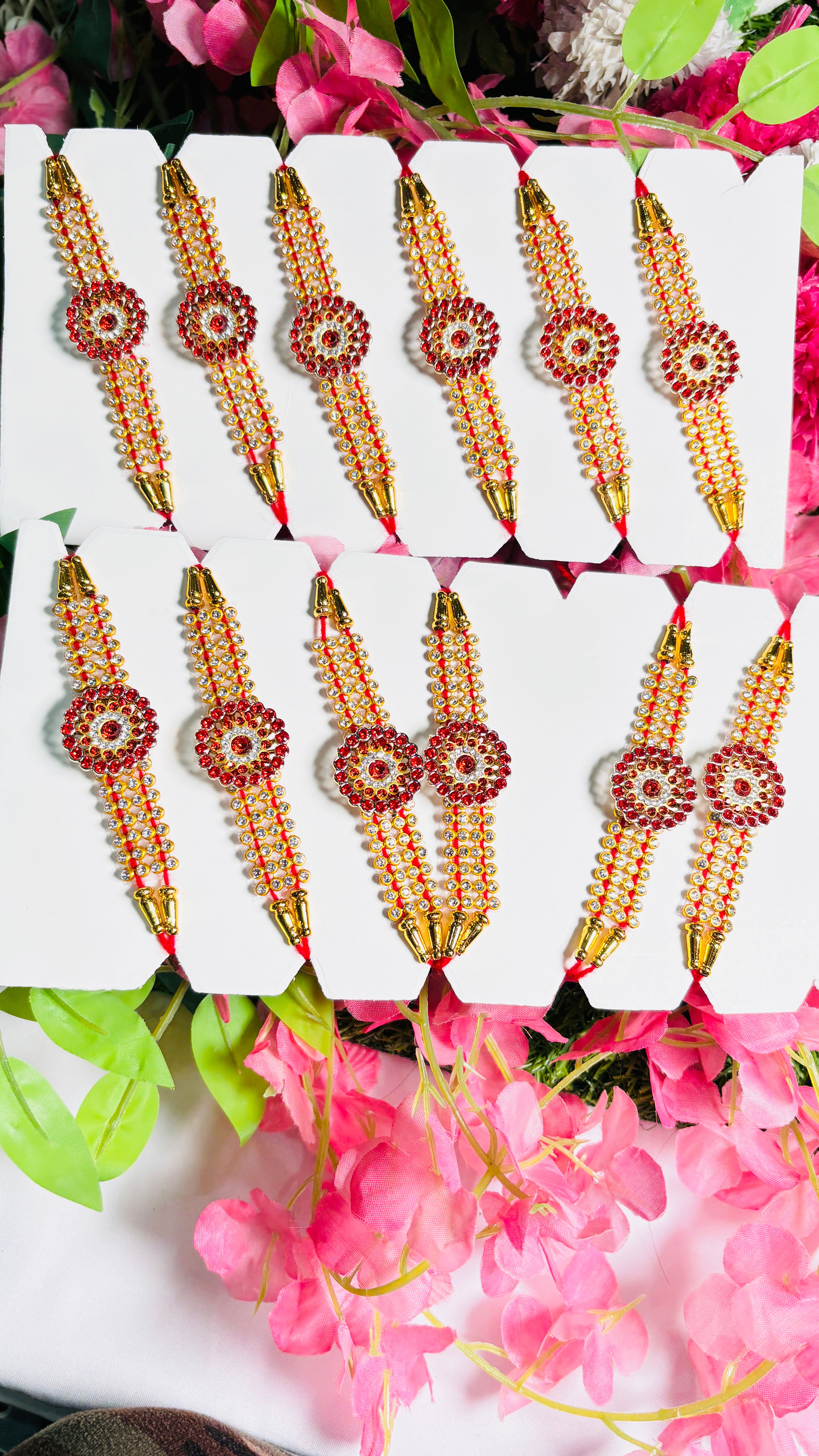 Premium Designer Rakhi Set of 12 for Brother | Raksha Bandhan Special Fancy Rakhi Combo Pack for Boys & Men | Traditional Ethnic Handmade Rakhi with Decorative Beads & Thread | Stylish Festival Gift Rakhi Collection for Bhai/Brothers
