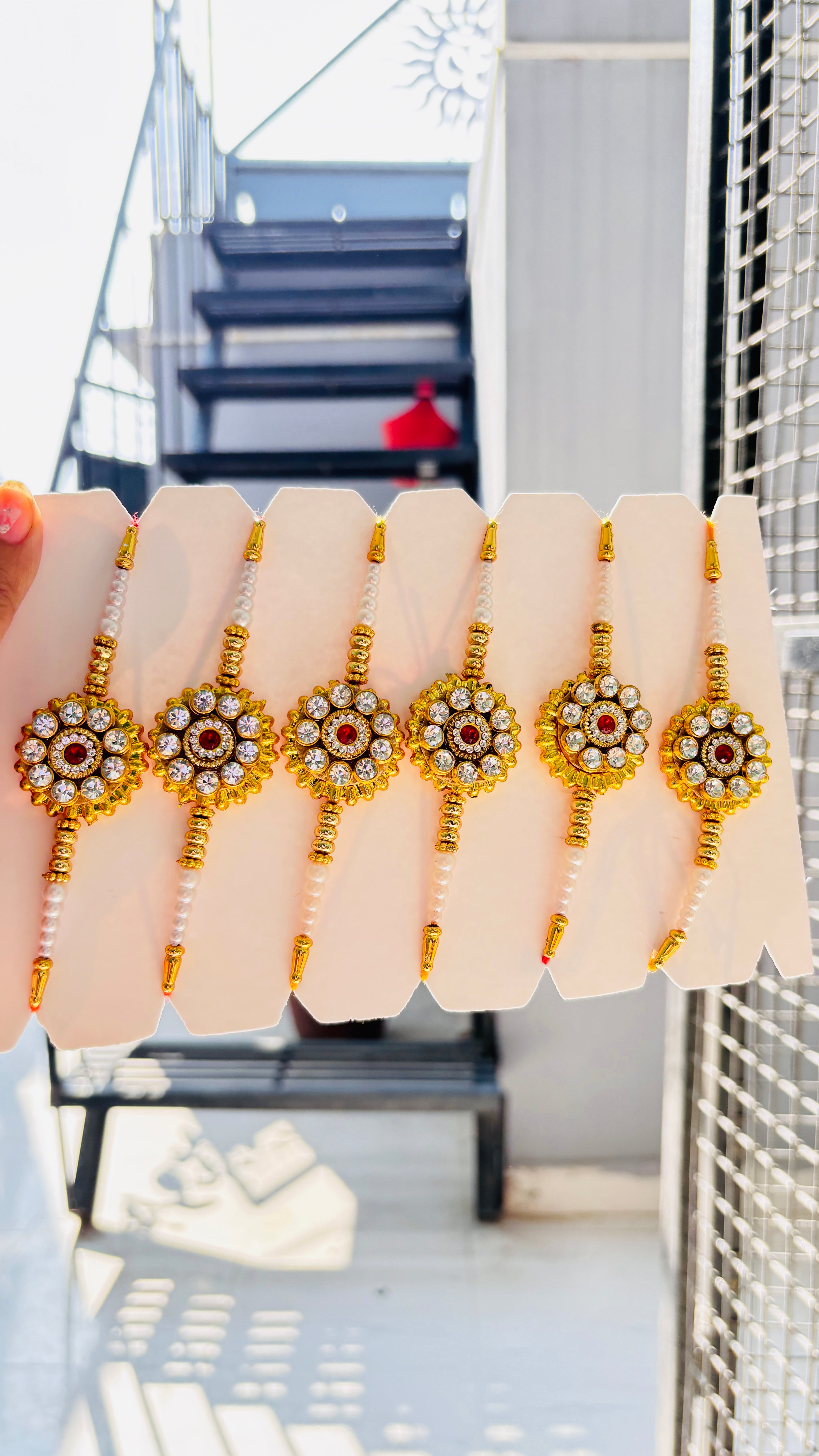 Traditional Rakhi Pack of 6 for Raksha Bandhan Raksha sutra || Rakhi set || Rakhi for kids || Rakhi for brother combo || Rakhi Combo || Rakshabandhan || Rakshabandhan gift for brother || Combo of 6 Rakhi || Beautiful Traditional Rakhi || Fancy Rakhi