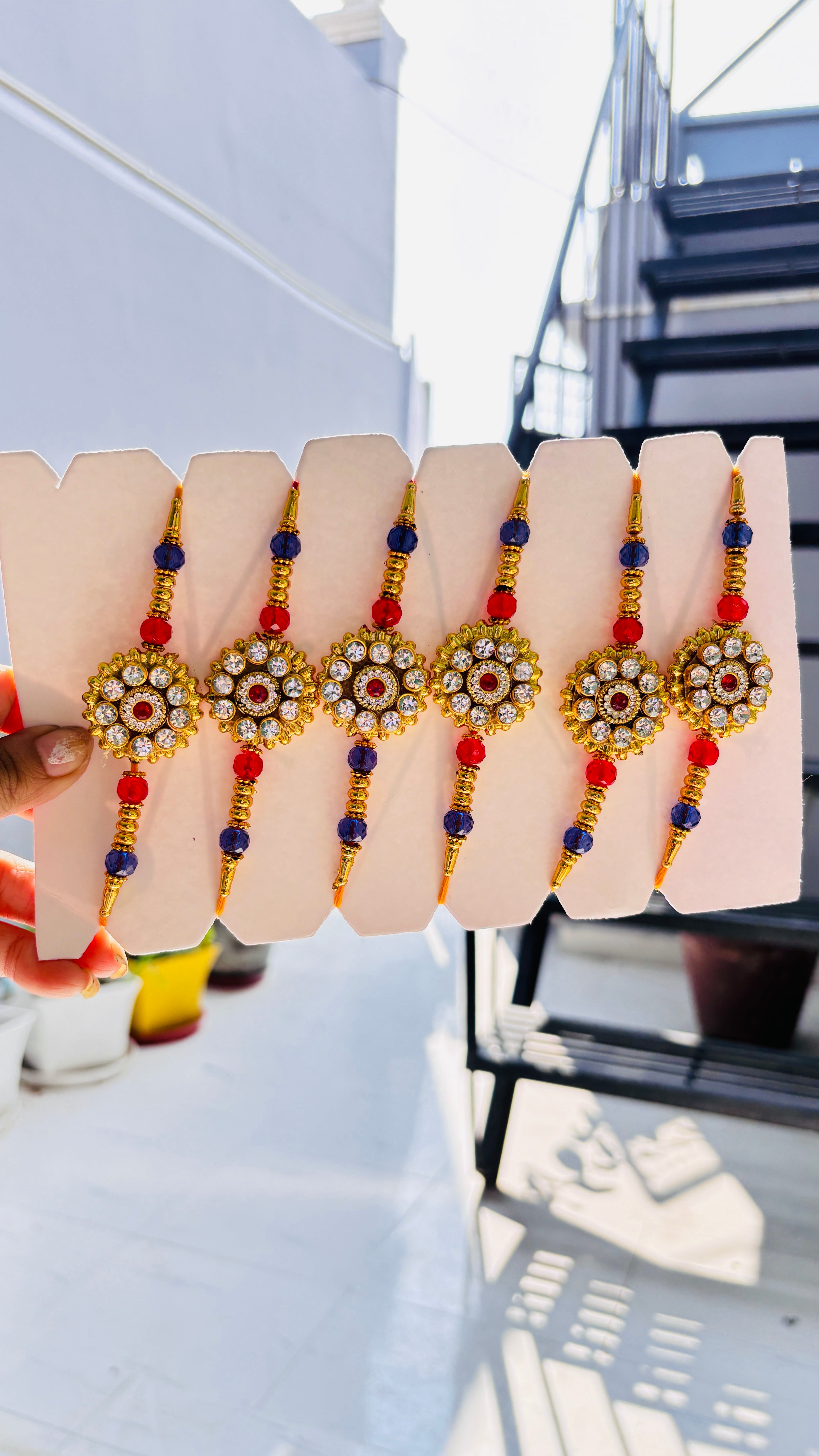 Traditional Rakhi Pack of 6 for Raksha Bandhan Raksha sutra || Rakhi set || Rakhi for kids || Rakhi for brother combo || Rakhi Combo || Rakshabandhan || Rakshabandhan gift for brother || Combo of 6 Rakhi || Beautiful Traditional Rakhi || Fancy Rakhi