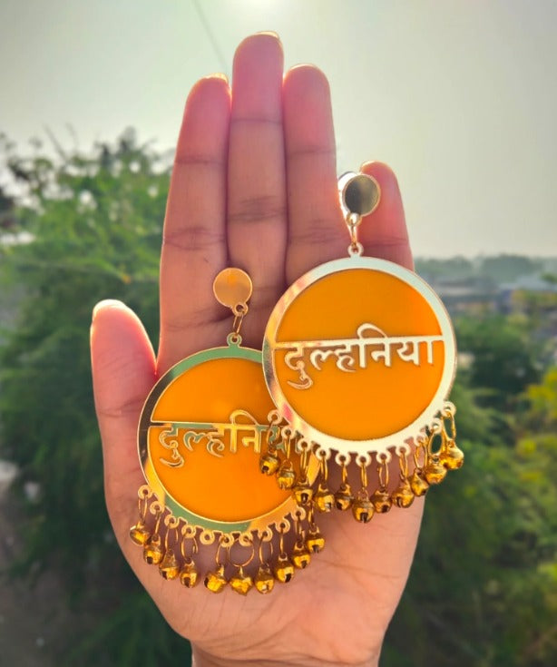 Dulhaniya Earrings for Haldi, Mehndi in All Colors